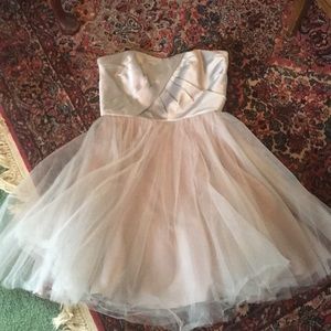 WHBM sarin and tulle dress